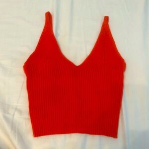 SHEIN red summer cropped tank